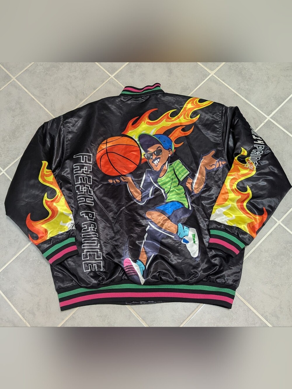 Headgear Classics HGC Fresh Prince of Bel-Air Black Varsity Jacket 7XL